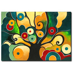 NOVAARTE Acryl Bild Gemälde Baum Abstrakt Malerei XXL Kunst Modern Wald ORIGINAL