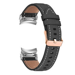 Klassisch Leder Armband für Samsung Galaxy Watch 6 5 4 40 44mm 6 Classic 43 47mm