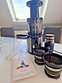 Nutrilovers Nutri-Press No.1 Slowjuicer mit 3 Sieben + Anleitung