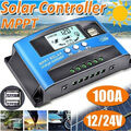 100A 12V-24V MPPT Solar Ladegerät Controller Panel Regler Daul USB Digital LCD .