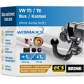 BRINK ANHÄNGERKUPPLUNG abnehmbar für VW T5 T6 09-19 +13pol ES ABE
