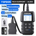 🔥NEU TOPDON AL300 Profi KFZ OBD2 Diagnosegerät Auto Scanner für Audi BMW VW DE