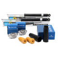 2x BILSTEIN B4 Stoßdämpfer + SACHS Dreckschutz + Domlager für VW FOX hinten