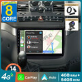 4+64GB Android 14 Autoradio Navi Für Mercedes-Benz Viano Vito W639 DAB+Kamera