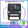 64G Carplay Android14 Autoradio Für Benz Vito W447 2014-2022 GPS Nav WIFI DAB BT