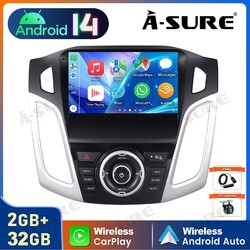 Android 14 Autoradio Für Ford Focus MK3 2012-2018 Apple Carplay GPS 2G+32G DAB+