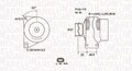 MAGNETI MARELLI Lichtmaschine Generator LiMa ohne Pfand 063731958010