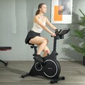 SPORTNOW Liegeergometer für Zuhause Heimtrainer mit Magnetwiderstand LCD-Monitor