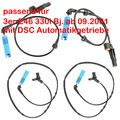 4 ABS Sensor Raddrehzahl VA+HA für BMW 3er E46 330i mit DSC ab 09.01 automatisch