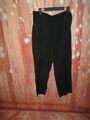Zara leichte Schlupfhose mit Gummibund Tunnelzug schwarz Grösse L