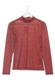 ONLY Langarm-Bluse Damen Bluse Gr. DE 38 rot Party-Look