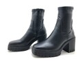 Damen Stiefel Gr. 40 (UK7) Stiefeletten Halbstiefel Komfortschuhe Schwarz