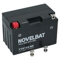 Novelbat YTX12A-BS VRLA Motorradbatterie AGM 12V 10Ah 160A Sofort Einsatzbereit