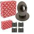 FEBI BREMSSCHEIBEN 273mm + BELÄGE VORNE passend für MERCEDES /8 W114 W115
