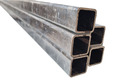 Verzinkt Quadratrohr Vierkantrohr Stahlrohr Hohlprofil +45 Grad Gehrung -2000mm