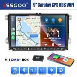 Autoradio DAB+ Android 13 Carplay GPS NAVI RDS KAM Für VW GOLF 5 6 Touran Tiguan