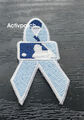 Fathers Day MLB Major League Baseball blue Ribbon Prostate Cancer Logo Patch