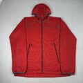 Berghaus Jacke Herren XL rot Pravitale Fleece Full Zip Kapuze Outdoor Wandern