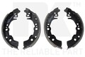 NK Bremsbackensatz Hinterachse u.a. für DAIHATSU, SUBARU