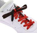 TubeLaces Schuhe Schnürsenkel top angesagte Schuhbänder Schnürbänder Schwarz/Rot