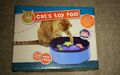 Cat's toy Pool Katzen Spielzeug Bad 30x10cm inkl. Fisch Stern Seepferdchen 