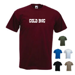 'Gold Bug' Gold/Silber, Aktien, SLV, GLD, lustiges T-Shirt Geschenk
