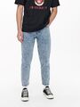 Herren ONLY & SONS Cropped Jeans Loose Fit Denim Straight Leg Ankle Pants