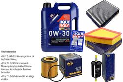 INSPEKTIONSKIT FILTER LIQUI MOLY ÖL 5L 0W-30 für VW Polo 9N_ 1.2 I