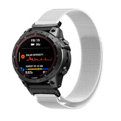 Für Garmin Fenix 3 5 5X Plus 7 7X 6 6X Pro E 8 47/51mm Quick Fit Armband Ersatz