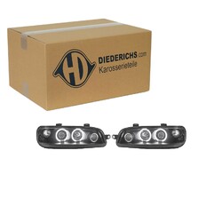 DIEDERICHS TUNING H1 SCHEINWERFER SATZ SCHWARZ passend für FIAT PUNTO | 3453581