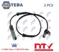 HCA-BM-023 ABS SENSOR DREHZAHLFÜHLER VORNE NTY 2PCS FÜR BMW 3,1,E90,E87,E91