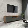 B-WARE Fernsehtisch Fernsehschrank Fernsehregal Lowboard TV Tisch 140x30x46cm