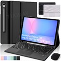 Für Samsung Galaxy Tab S11 S10 Lite S9 FE S8 QWERTZ Touchpad Tastatur Maus Hülle