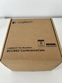 Logitech Konferenz Kamera Full-HD Conference Webcam - Schwarz