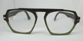 Vintage Stil Reproduktion von Eyes + More Herren Panto Brille braunrot - grün