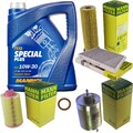 MANN-FILTER Inspektionspaket MANNOL 5L Special Plus 10W-30 für Mercedes C-Klasse
