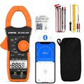 Zangenamperemeter AC/DC TRMS 400A Stromzange Multimeter 1000V CATⅢ Bluetooth APP