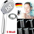 Duschkopf Handbrause Duschbrause mit 5 Funktionen Brausekopf für Dusche, Bad DE