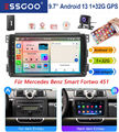DAB+ Autoradio KAM Für Smart Fortwo 451 2005-2010 Android13 GPS Navi Carplay BT
