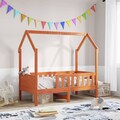 Kinderbett Hausbett Spielbett Holzbett Bett Bettgestell Lattenrost Kiefer vidaXL
