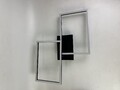 LED Deckenleuchte Schwarz 120x28cm 42W 2700K-6500K RGB Backlight