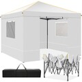 Faltpavillon 3mx3m Wasserdicht UV-Schutz 50+ Gartenpavillon mit 4 Seitenteilen