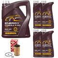 Motoröl Set MANNOL Energy Formula PD 5W-40 9 Liter + Ölfilter für Mercedes Vito 