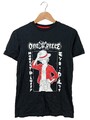ONE PIECE Print-Shirt Damen Gr. DE 36 blau-weiß-rot Casual-Look