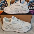 Hub Slam W L27 Herren Schuhe Turnschuhe Sneaker Weiß Größe 8 UK Brandneu UVP 140£!!