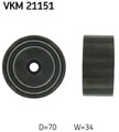 Keilriemenspanner-Riemenscheibe VKM 21151 SKF für AUDI VW SKODA