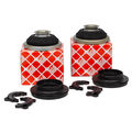 2x FEBI Federbeinlager + Wälzlager für OPEL Astra H Zafira B vorne 13186959