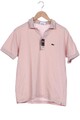 Lacoste Poloshirt Herren Polohemd Shirt Polokragen Gr. L Baumwolle Pink #yb880uv