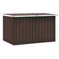 Gartentruhe Kissenbox Kissentruhe Auflagenbox Braun 149 X 99 X 93 Cm
