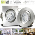 LED Einbau Spot 230V SET Einbaustrahler Leuchten 7W dimmbar 3-Stufen GU10 LUCID